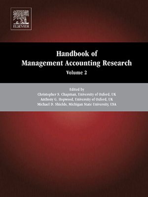 cover image of Handbook of Management Accounting Research